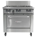 Garland Restaurant Range 900mm Wide 6 Burner w/ Convection Oven Nat Gas