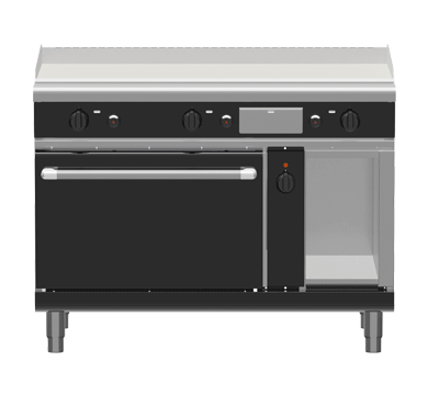 Waldorf Bold 1200mm Gas Griddle Electric Static Oven