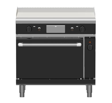 Waldorf Bold 900mm Gas Griddle Electric Convection Oven