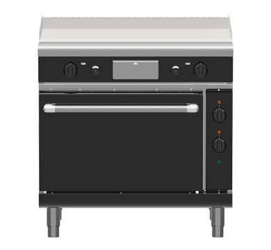 Waldorf Bold 900mm Gas Griddle Electric Oven