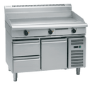 Waldorf 1200mm Electric Griddle Low Back Refrig Base