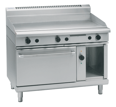 Waldorf 1200mm Gas Griddle Low Range Electric Static Oven