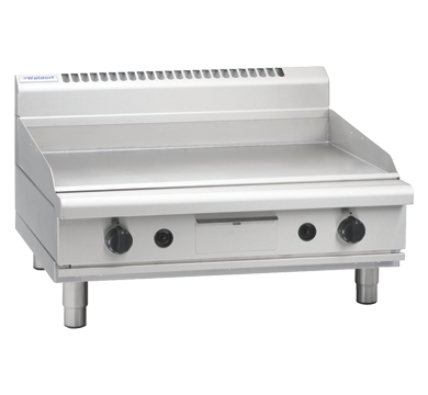 Waldorf 900mm Gas Griddle Low Back Bench Model