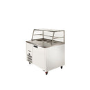 Jade Sandwich - 1 Door White Colorbond Prep Counter Refrigerator With Blown Air Well