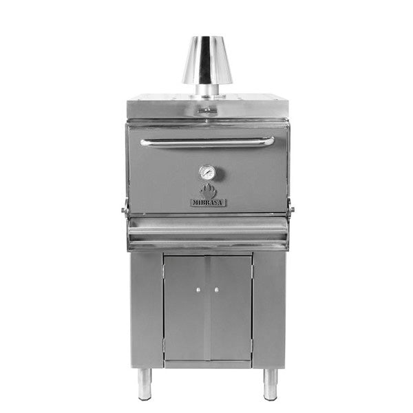 Mibrasa Charcoal Oven w/ Cupboard  - 160 Diners - Inox