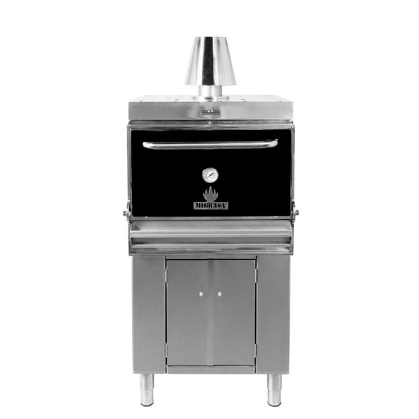 Mibrasa Charcoal Oven w/ Cupboard  - 75 Diners - Black