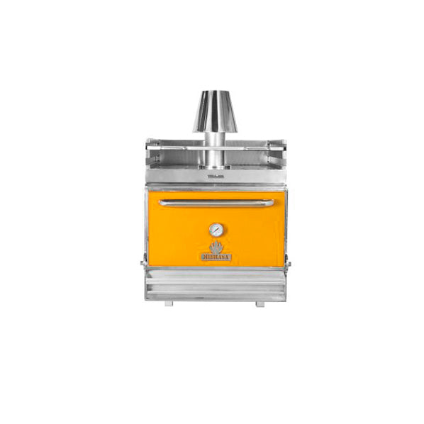 Mibrasa Charcoal Oven w/ Heating Rack - 75 Diners - Yellow