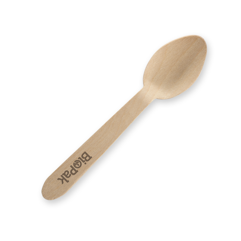 9.5 Cm Wood Ice Cream Spoon, s100