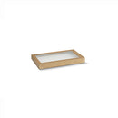 Catering Tray Kraft w/window Lid - Small, c100