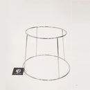 Platter Stand Chrome, Top D19cm x base D25cm x H19cm
