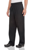 Pants - Black Poly/Cotton Baggy - 4XL