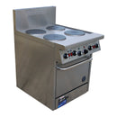 Goldstein 800 Series Ranges Electric 610mm Range, 505mm Oven, 4x2Kw Solid Plates