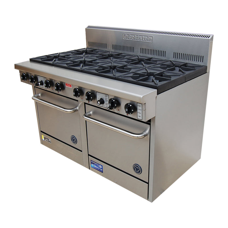 Goldstein 800 Series Double Oven Ranges Gas 8 Burners