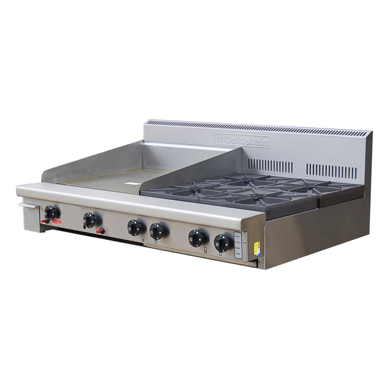 Goldstein 800 Series Cooktops Gas Cooking Tops, 4 Burners, Griddle