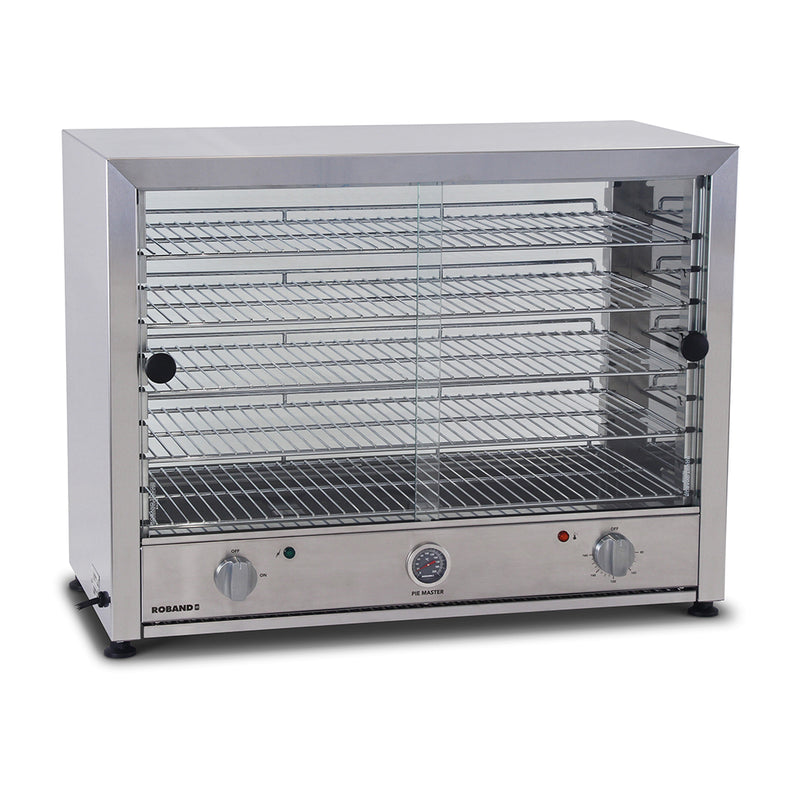 Roband 100 Pie Warmer with Glass Doors Both Sides