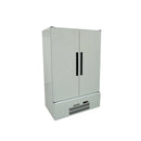 Quartz Star - 2 Door White Colorbond Upright Storage Refrigerator