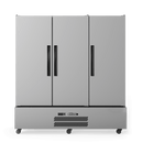 Quartz Star - 3 Door S/S Upright Storage Refrigerator