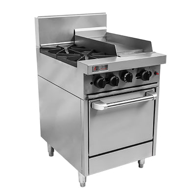 Trueheat RC Series 600mm Range w/ 2 Burners And 300mm Griddle Plate NG