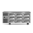 Skope Reflex Underbench Fridge - 9 GN 1/1 Drawer - S/S
