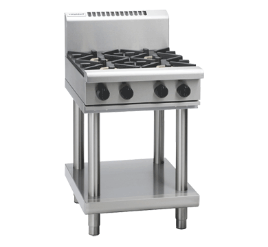 Waldorf 4 Burner Gas Cook Top on Leg Stand