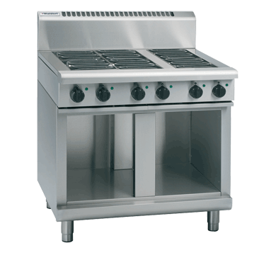 Waldorf 600mm Electric Cooktop Cabinet Base - 4 x Elements 300mm Griddle