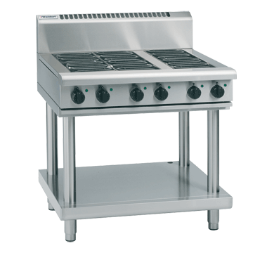 Waldorf 600mm Electric Cooktop Leg Stand - 4 x Elements 300mm Griddle
