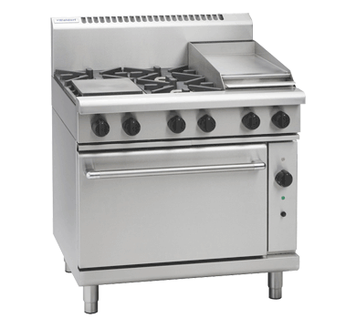 Waldorf 900mm Gas Range Convection Oven - 4 Burner 300mm Griddle