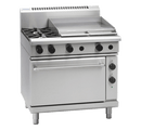 Waldorf 900mm Electric Range Static Oven - 2 x Elements 600mm Griddle