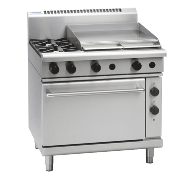 Waldorf 900mm Electric Range Static Oven - 2 x Elements 600mm Griddle