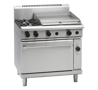 Waldorf 900mm Gas Range Electric Convection Oven - 2 Burner 600mm Griddle