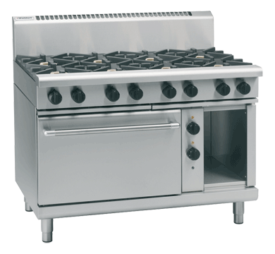 Waldorf 1200mm Gas Range Electric Static Oven - 6 Burner 300mm Griddle