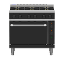 Waldorf Bold 900mm Gas Range Electric Static Oven - 6 Burner