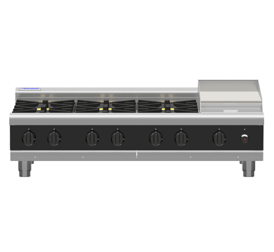 Waldorf Bold 1200mm Gas Cooktop  Bench Model