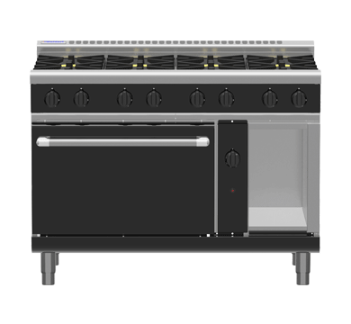 Waldorf Bold 1200mm Gas Range Static Oven - 8 Burner