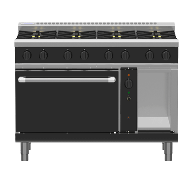 Waldorf Bold 1200mm Gas Range Convection Oven - 4 Burner 600mm Griddle