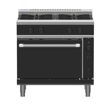 Waldorf Bold 900mm Gas Range Convection Oven - 4 Burner