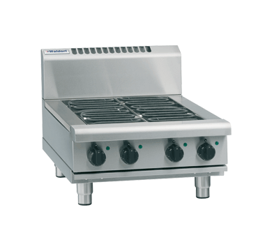 Waldorf 600mm Electric Cooktop Low Back Bench Model - 2 x Elements 300mm Griddle