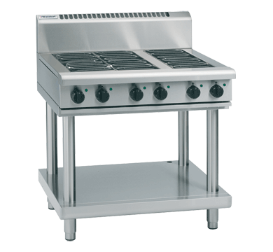 Waldorf 600mm Electric Cooktop Low Back Leg Stand - 6 x Elements