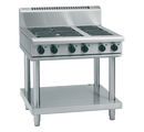 Waldorf 600mm Electric Cooktop Low Back Leg Stand - 2 x Elements 600mm Griddle