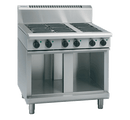 Waldorf 600mm Electric Cooktop Low Back Cabinet Base - Griddle