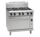 Waldorf 900mm Gas Range Convection Oven Low Back - 6 Burner