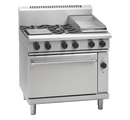 Waldorf 900mm Gas Range Electric Convection Oven Low Back - 4 Burner 300mm Griddle