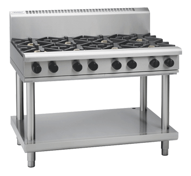Waldorf 1200mm Gas Cooktop Low Back Leg Stand