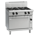 Waldorf 900mm Gas Range Static Oven Low Back - 4 Burner