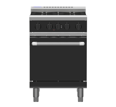 Waldorf Bold 600mm Gas Range Static Oven Low Back