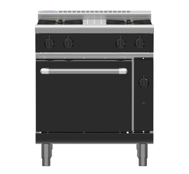 Waldorf Bold 750mm Gas Range Static Oven Low Back