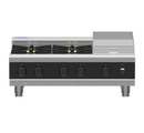 Waldorf Bold 900mm Gas Cooktop Low Back Bench Model - Griddle
