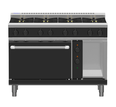 Waldorf Bold 1200mm Gas Range Electric Static Oven Low Back - 900mm Griddle
