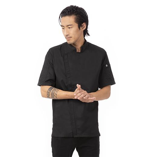 Chef Jacket - Black - Springfield Mens - Small