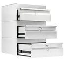 Simply Stainless 410 x 410 x 675mm Triple Drawer